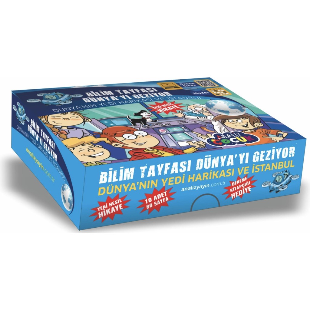 Bilim Tayfası 2 Dünyayı Geziyorum Set ( 10 Kitap ) - Analiz Çocuk Aşk Roman ve Öyküleri Fiyatı