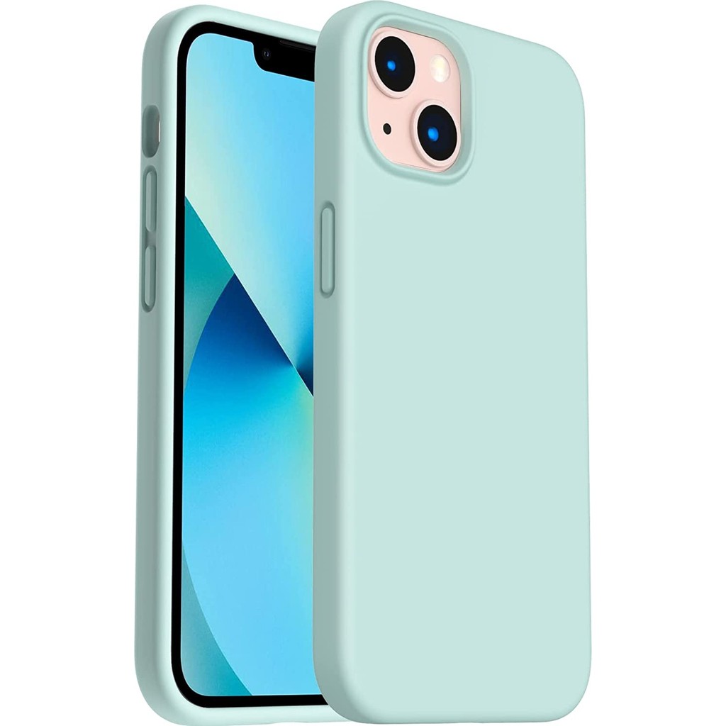 Bilişim Akademi Apple iPhone 13 Kılıf Lansman Içi Kadife Silikon Kapak Kılıf - Mint Yeşili Cep Telefonu Kılıfı Fiyatı
