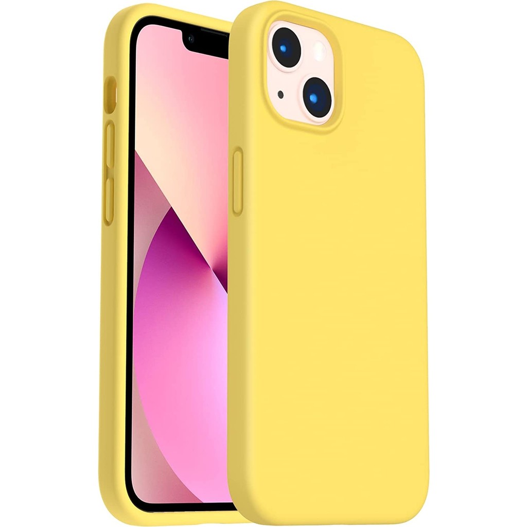 Bilişim Akademi Apple iPhone 13 Kılıf Lansman Içi Kadife Silikon Kapak Kılıf - Sarı Cep Telefonu Kılıfı Fiyatı
