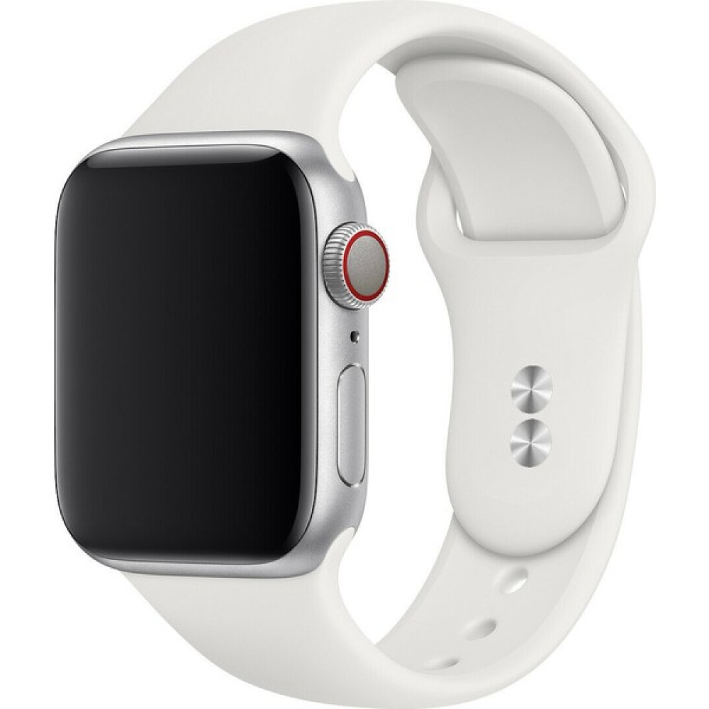 Bilişim Aksesuar 42 mm - 44 mm M/l Apple Watch 3 4 5 6 Se Uyumlu Silikon Kordon Kayış Beyaz Giyilebilir Teknoloji Aksesuarları Fiyatı