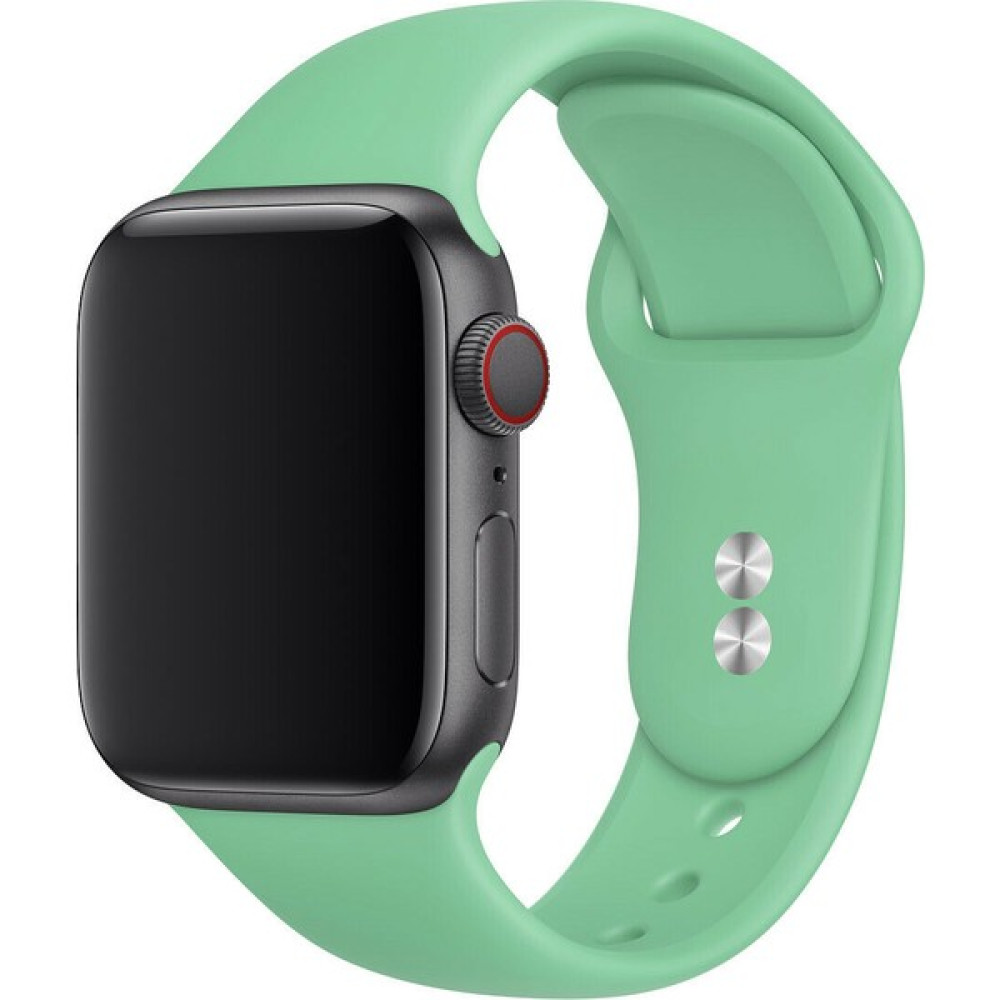Bilişim Aksesuar 42 mm - 44 mm M/l Apple Watch 3 4 5 6 Se Uyumlu Silikon Kordon Kayış Turkuaz Giyilebilir Teknoloji Aksesuarları Fiyatı