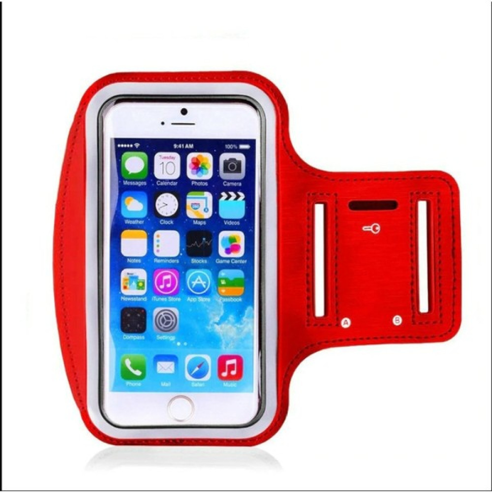 Bilişim Aksesuar 4.7" Phone Case Tüm Telefonlar ile Uyumlu Kol Bandı Spor ve Koşu - Kırmızı Cep Telefonu Kılıfı Fiyatı