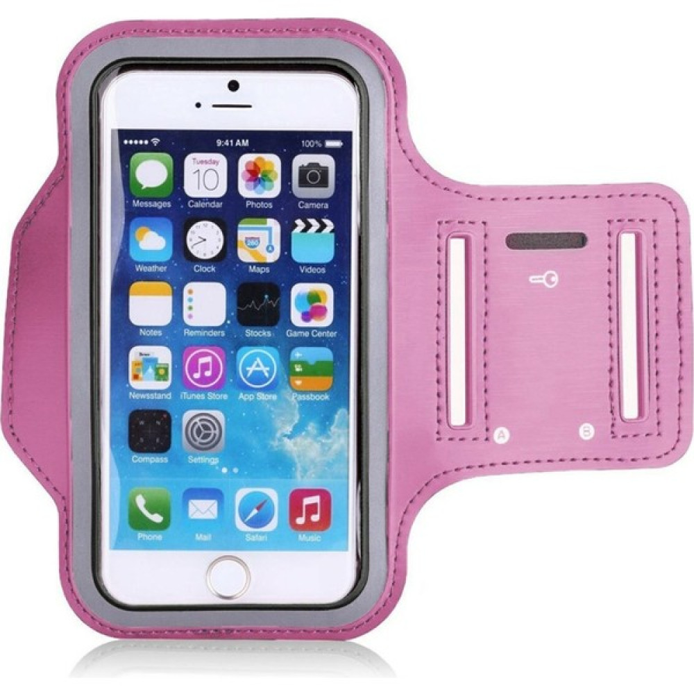 Bilişim Aksesuar 4.7" Phone Case Tüm Telefonlar ile Uyumlu Kol Bandı Spor ve Koşu - Pembe Cep Telefonu Kılıfı Fiyatı