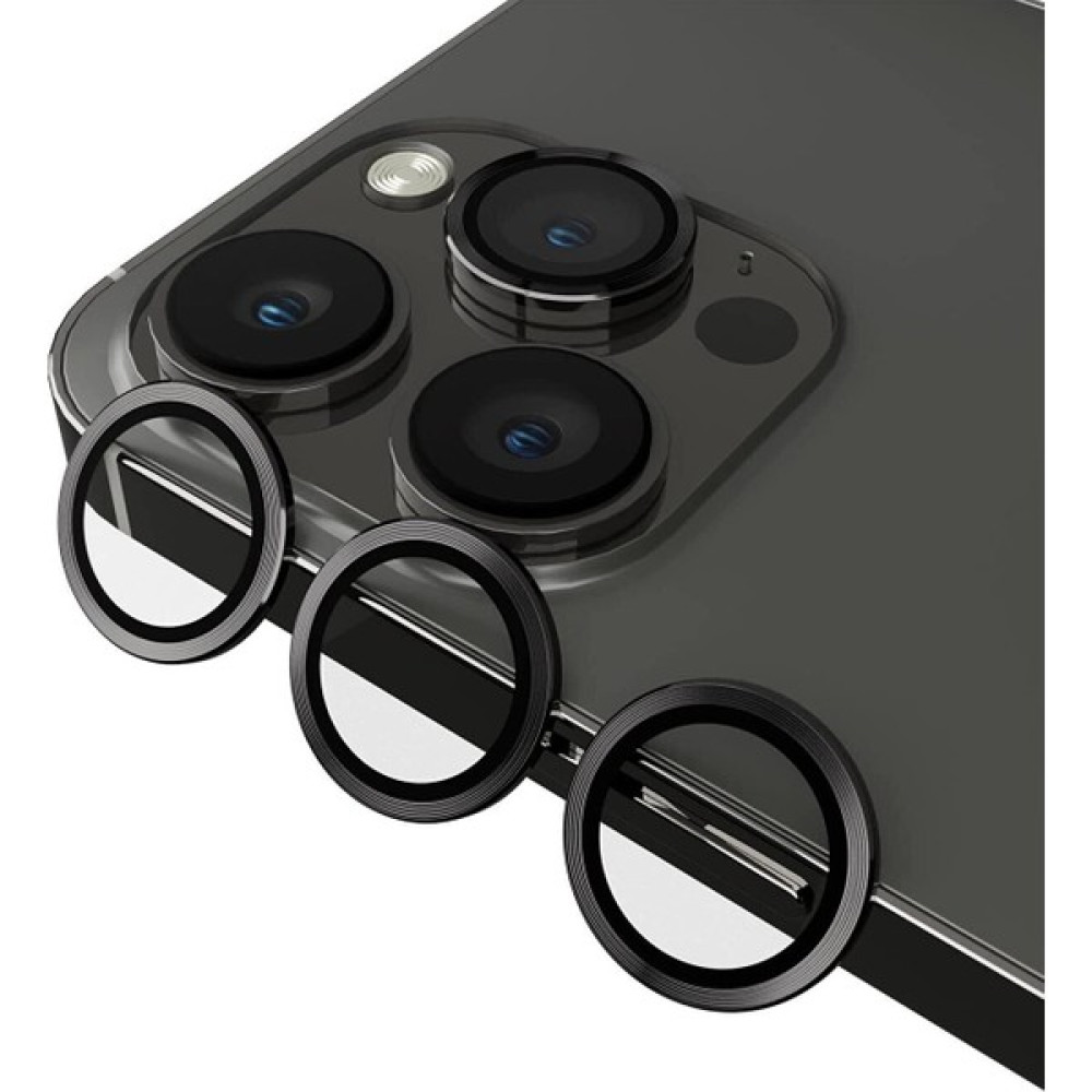 Bilişim Aksesuar Iphone 14 Pro Uyumlu ve Iphone 14 Pro Max Uyumlu Kamera Koruyucu Lens Kamera Lens Kılıf iPhone - Siyah Cep Telefonu Kılıfı Fiyatı