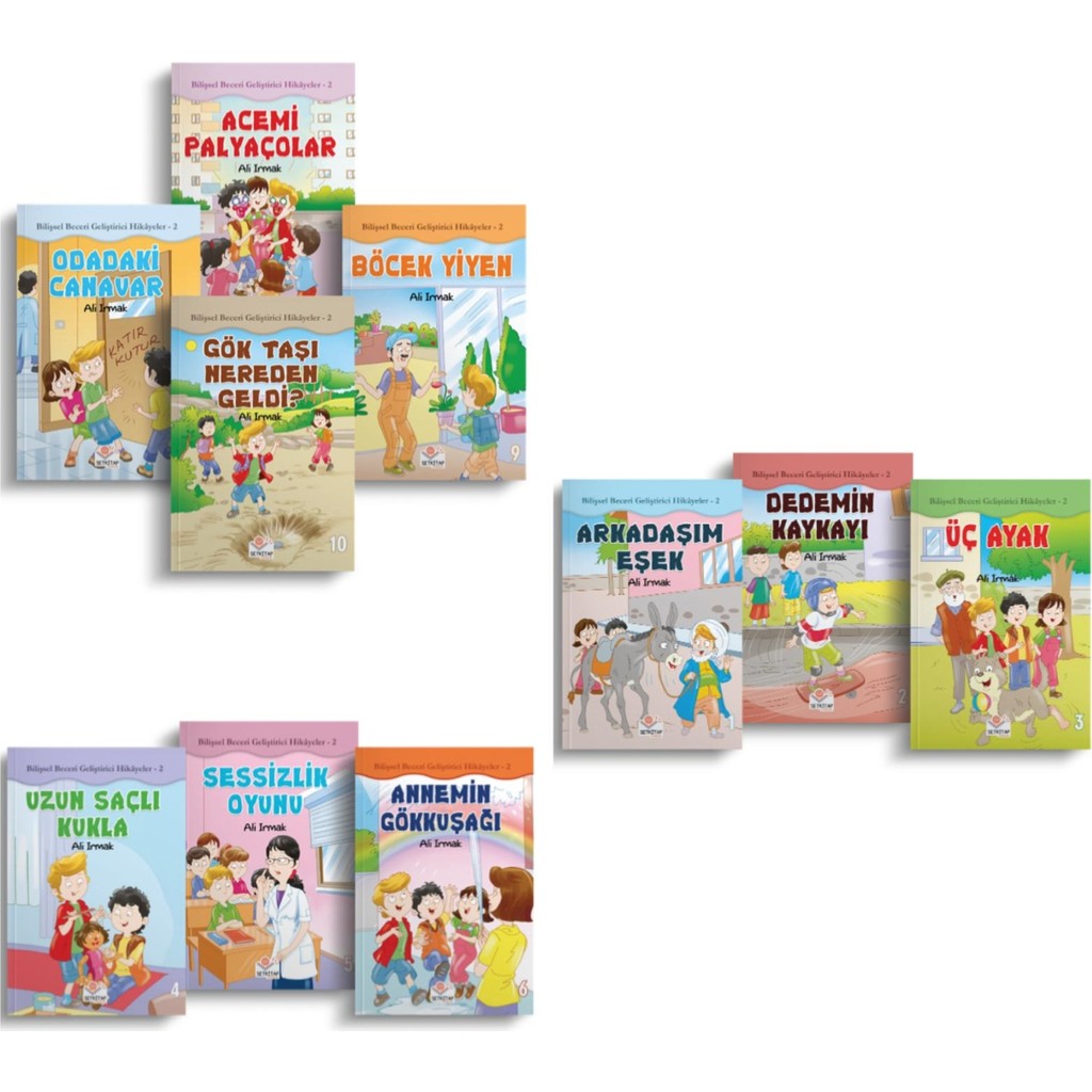 Bilişsel Beceri Geliştirici Hikayeler 2 (10 Kitap) (2.sınıf ve 3.sınıf Okuma Hikaye Öykü Kitapları) - Kitap Seti Diğer Fiyatı