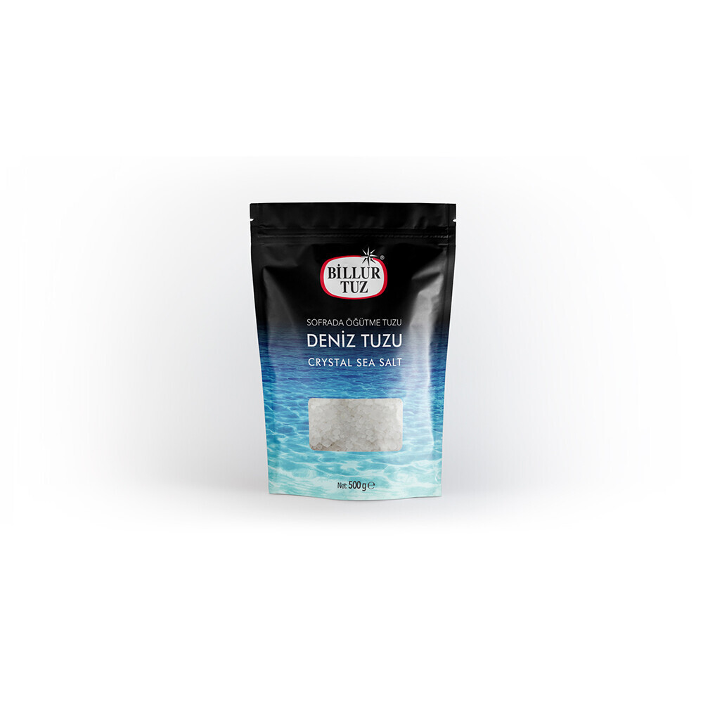 Billur Sofrada Öğütülmüş Deniz Tuzu Doypack 500 Gr Tuz Fiyatı