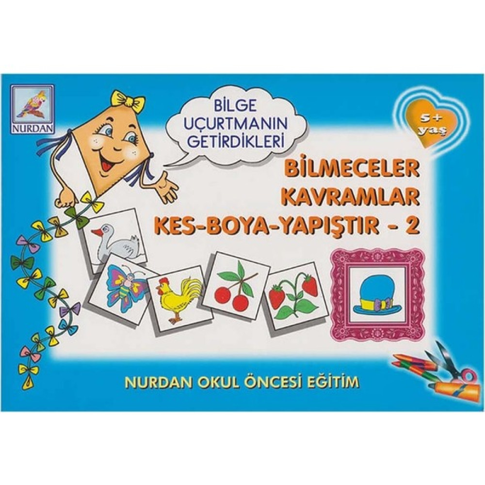 Bilmeceler Kavramlar Kes Boya Yapıştır 2 Aktivite & Eğitici Kitaplar Fiyatı