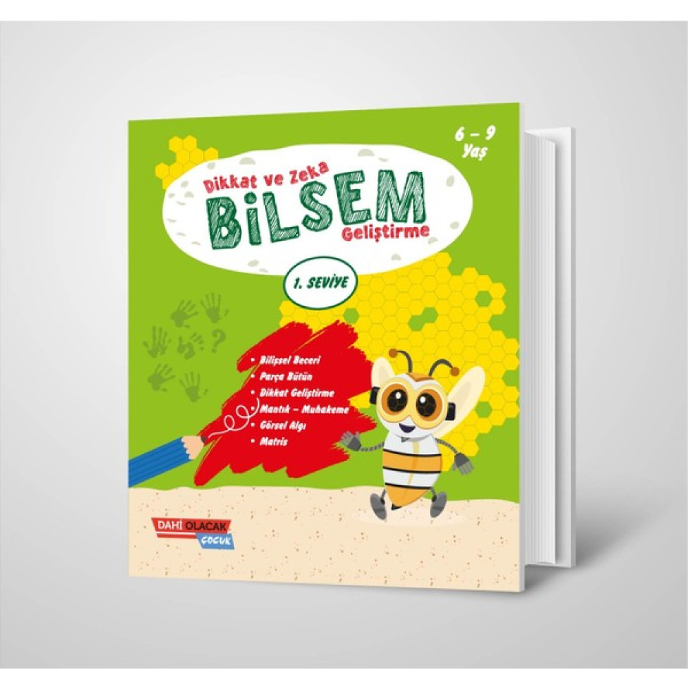 Bilsem Dikkat ve Zeka Geliştirme 1. Seviye - 6-9 Yaş Zeka Geliştirici Kitaplar Fiyatı