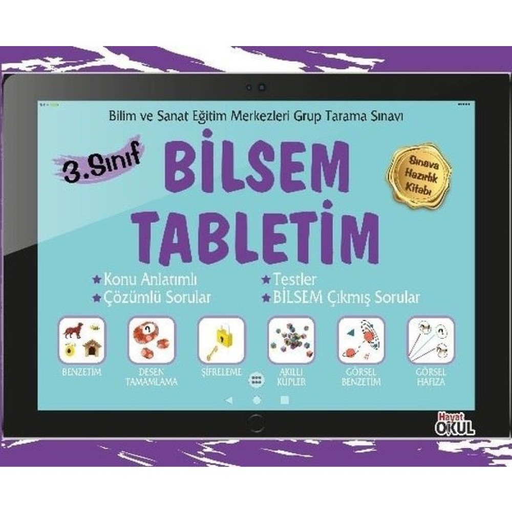 Bilsem Tabletim 3. Sınıf Sınava Hazırlık Kitabı - Elif Erdoğan Tüm Dersler Fiyatı