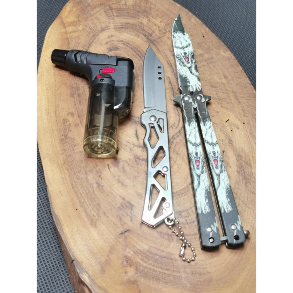 Biltek Shop Outdoor 3Ü Kurt Kelebek Cakmak Ve Cakı Paslanmaz Çelik Çakı Fiyatı