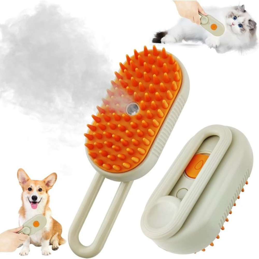 BilTeknik Kedi Köpek Elektrikli Buharlı Fırça Spreyli Masaj Tarağı Kedi Köpek Tarağı Tüy Toplama Fırçası Evcil Hayvan Ürünleri Fiyatı