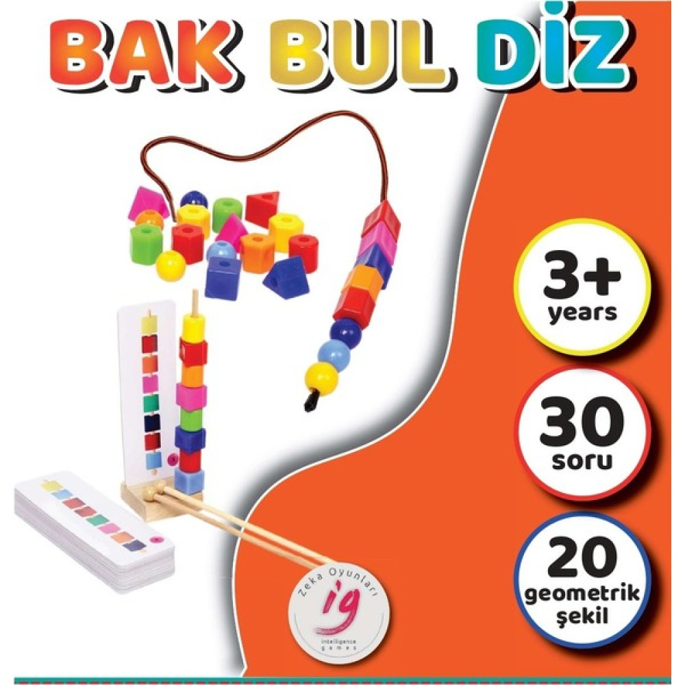 Bilzeka Bak Bul Diz (Line Up) Eğitici Oyun Eğitici Oyuncak Fiyatı