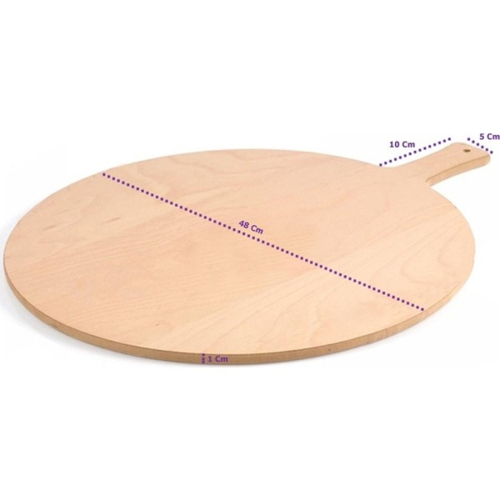 Bimbambom Ahşap Bazlama Tahtası 50 cm Kesme Tahtaları / Kesim Tablaları Fiyatı