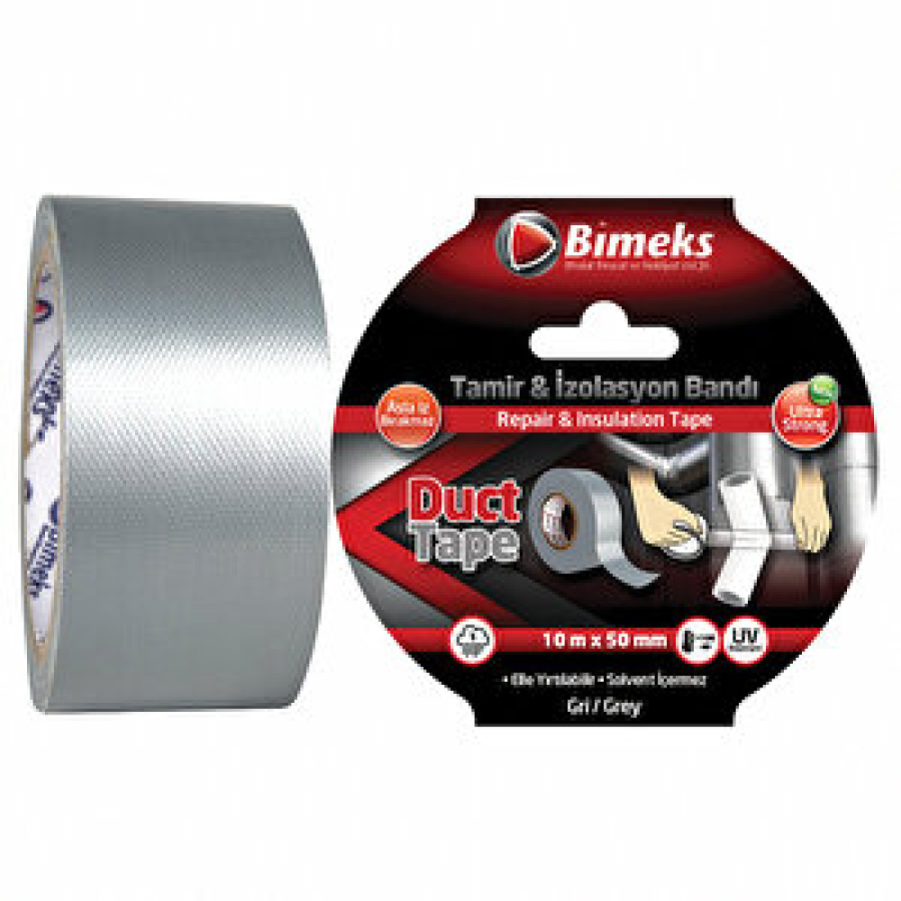 Bimeks Genel Amaçlı Tamir Bandı Gri 50 mm 10  metre Bant Fiyatı