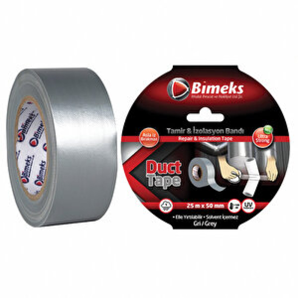Bimeks Genel Amaçlı  Tamir Bandı Gri 50 mm 25  Metre Bant Fiyatı