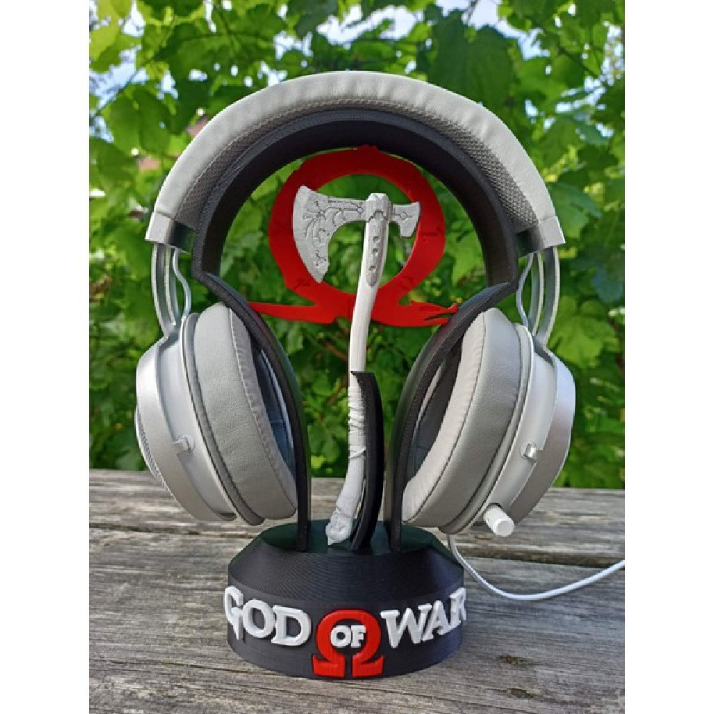 Bimodel 3D Kulaklık Standı God Of War - Siyah - Kırmızı Kulaklık Aksesuarı Fiyatı