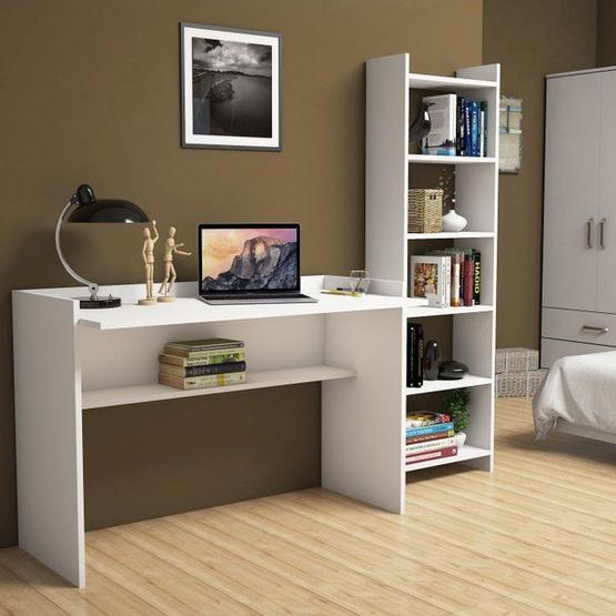 Bimossa T7040 Mahpeyker Beyaz Çalışma Masas