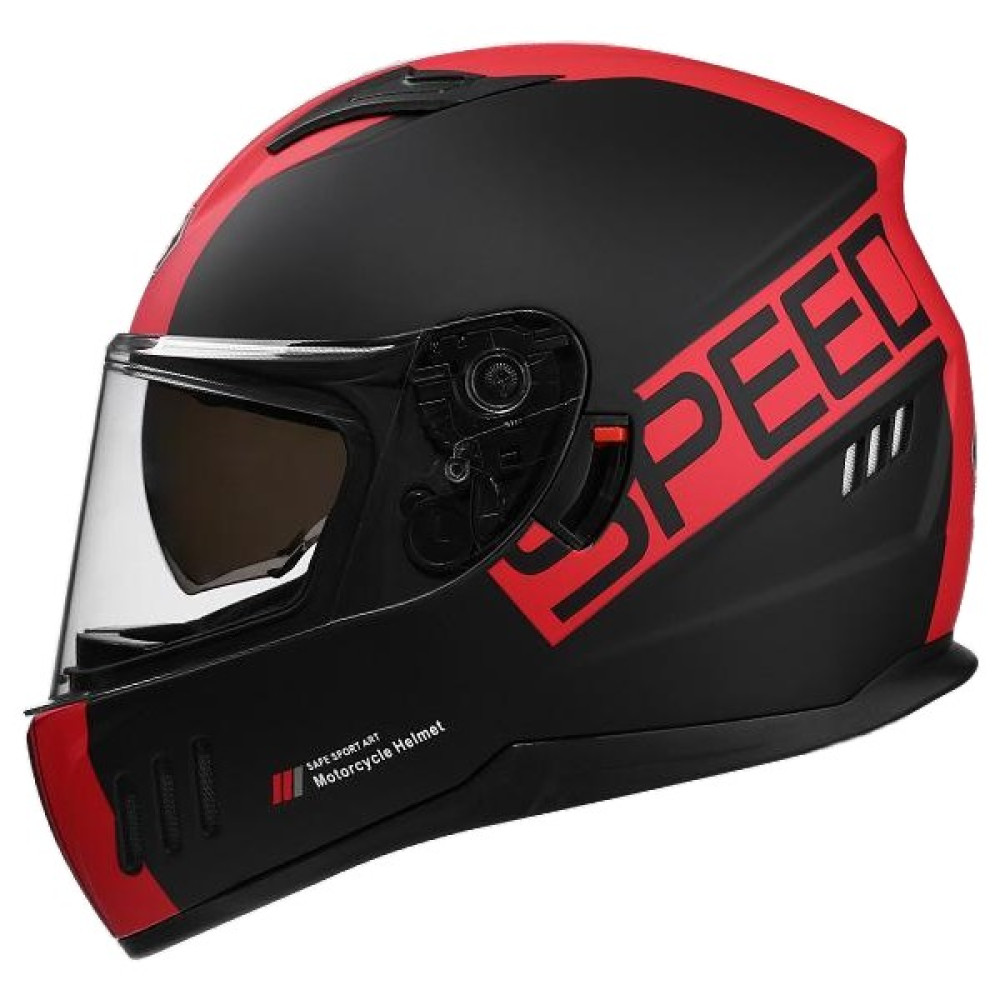 Bin Bin Dxwdört Mevsim Sürme Kaskı Yeni Motosiklet Kaskı Çift Lens Tam Kask Elektrikli Araç Kaskı Motosiklet Kaskı (Yurt Dışından) - Kızıl Motorsiklet Kaskları Fiyatı
