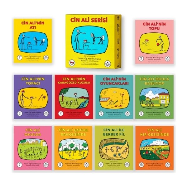 Binbir Göz Kitap Cin Ali Serisi Kutulu Set (10 Takım Kitap) Genel Konular Fiyatı