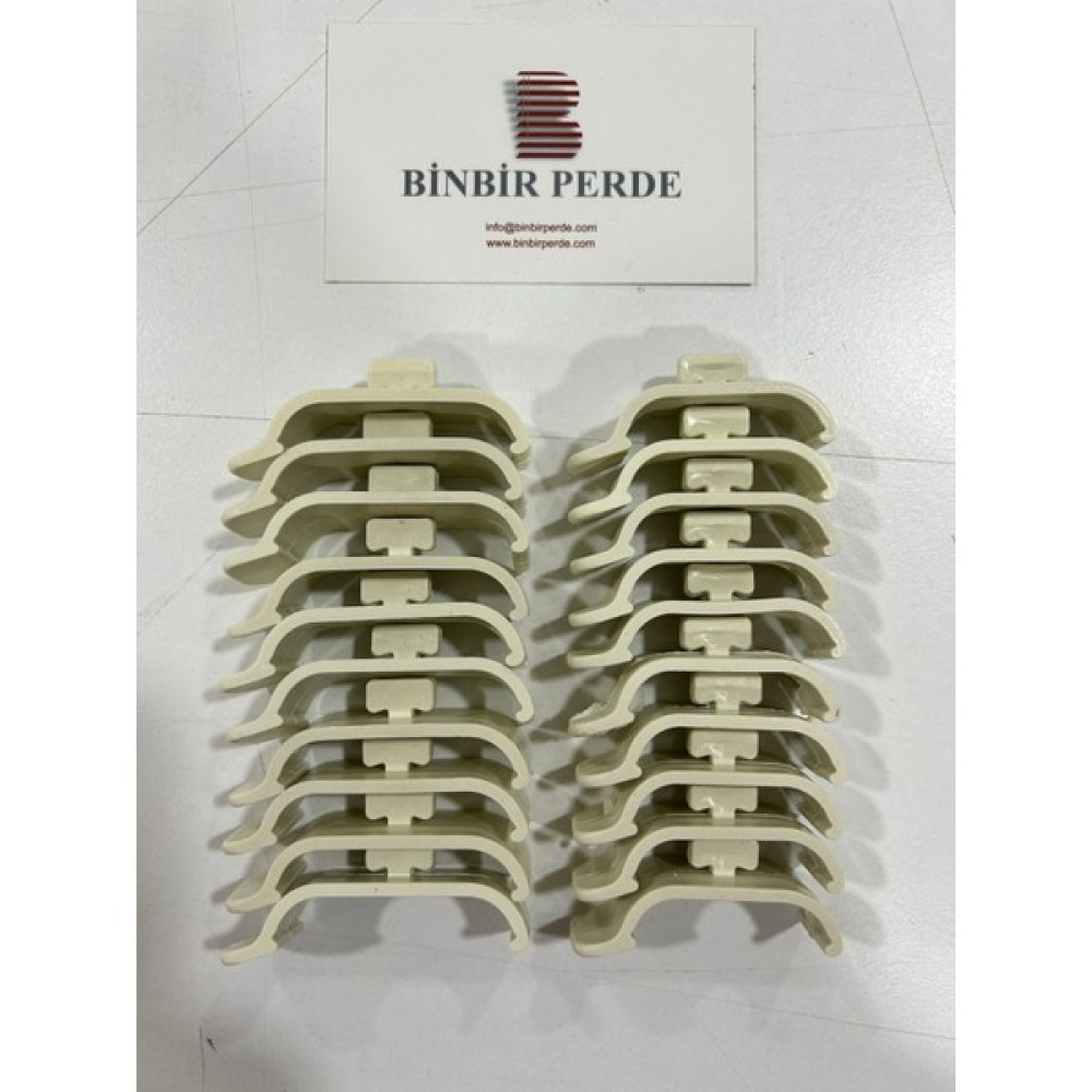 Binbir Perde 10 Adet Stor 10 Adet Zebra Perde Korniş Bağlantı / Takma Aparatı Perde Aksesuarı Fiyatı