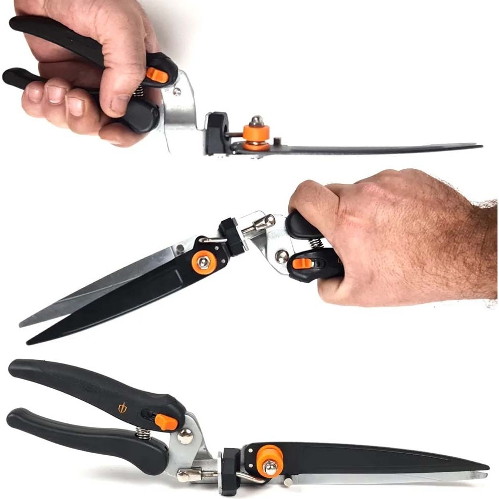 Binbir Reyon Dönen Başlıklı Çim Çit Kesme Makası Açılı Makas 34CM AB057 Bahçe Makinesi Fiyatı