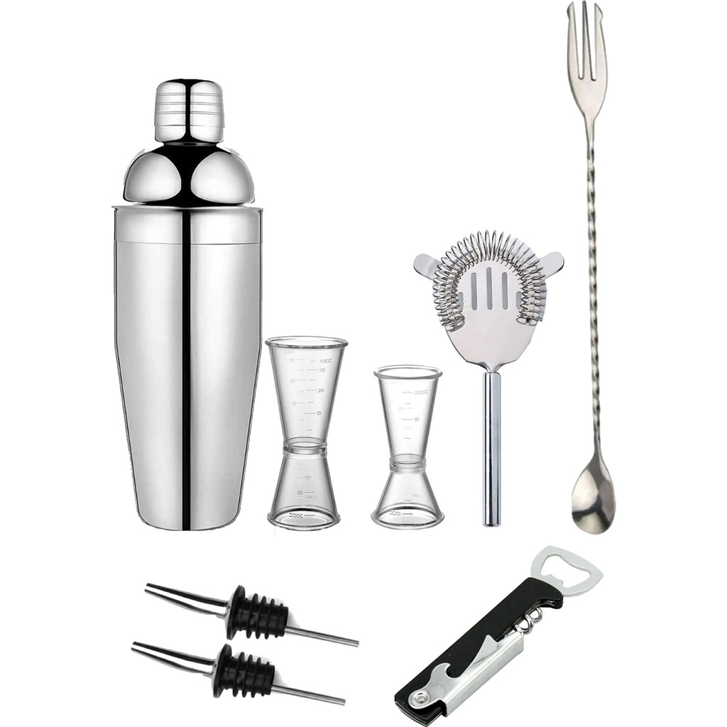 Binbirreyon Kokteyl Seti Kokteyl Açacak Seti 720MLT Shaker 8 Parça Set RA665Ü Diğer Fiyatı