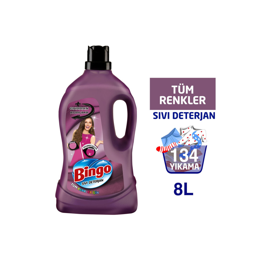 Bingo Çamaşır Deterjanı Onaran Koruma 4 Lt X 2 Adet Çamaşır Deterjanı Fiyatı