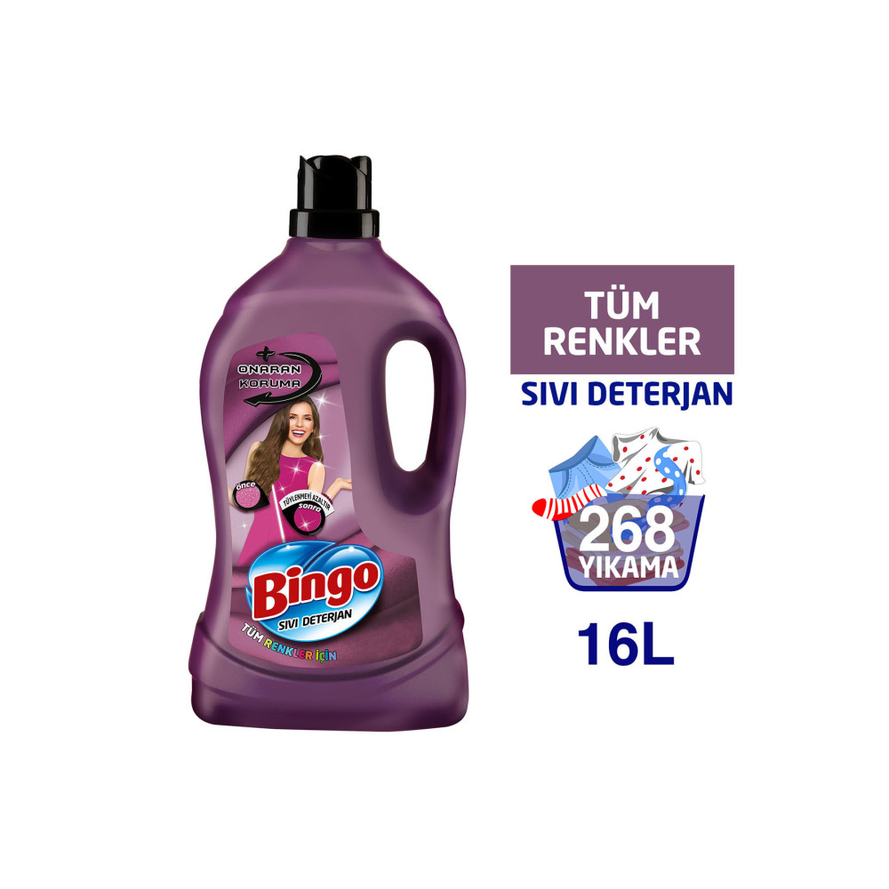 Bingo Çamaşır Deterjanı Onaran Koruma 4 Lt X 4 Adet Çamaşır Deterjanı Fiyatı
