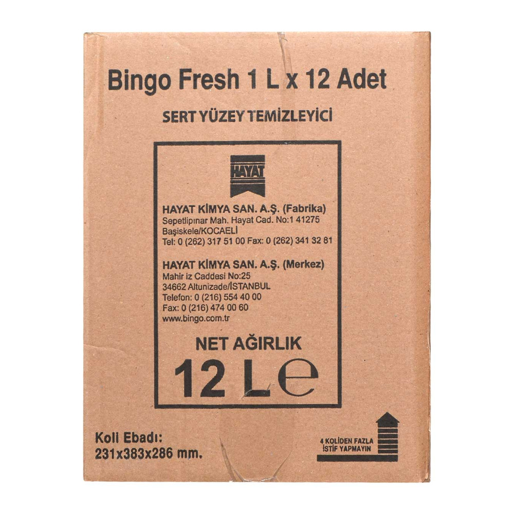Bingo Fresh Yüzey Temizleyici 1 lt Lovely