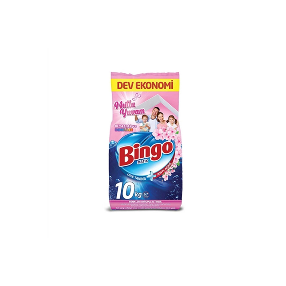 Bingo Matik 10 Kg Renkli + Beyaz Mutlu Yuvam Çamaşır Deterjanı Fiyatı