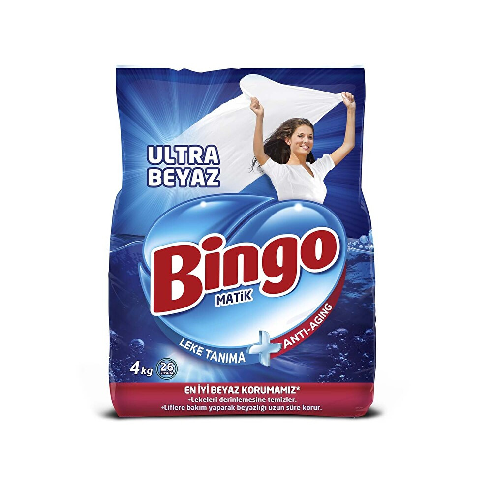 Bingo Matik Eko Ultra Beyaz Toz Çamaşır Deterjanı 4 kg Çamaşır Deterjanı Fiyatı