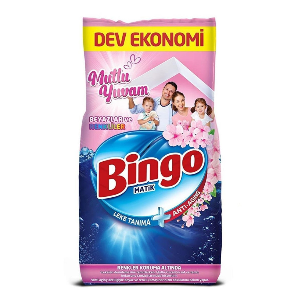 Bingo Matik Mutlu Yuvam Beyazlar Ve Renkliler 8 Kg Çamaşır Deterjanı Fiyatı