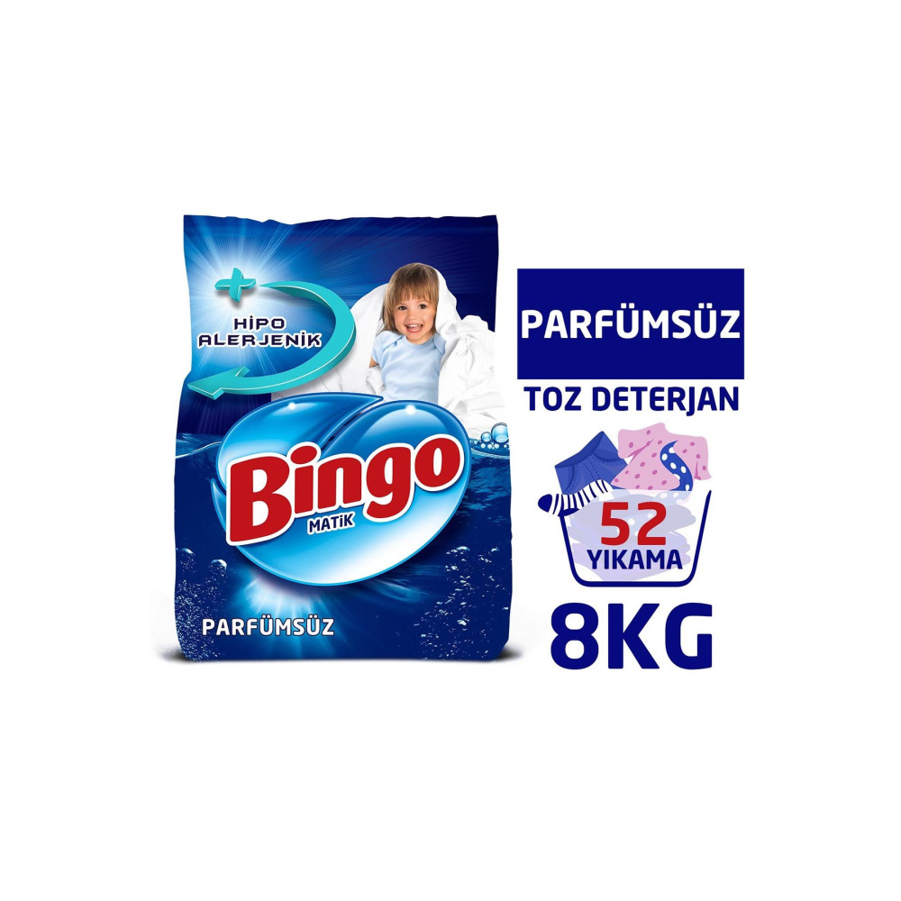 Bingo Matik Toz Çamaşır Deterjanı 4 Kg Parfümsüz 2li Çamaşır Deterjanı Fiyatı