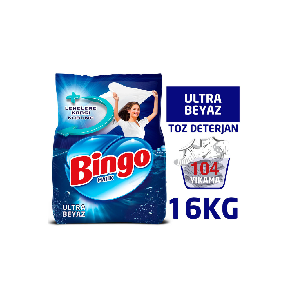 Bingo Matik Toz Çamaşır Deterjanı 4 Kg Ultra Beyaz 4lü Çamaşır Deterjanı Fiyatı