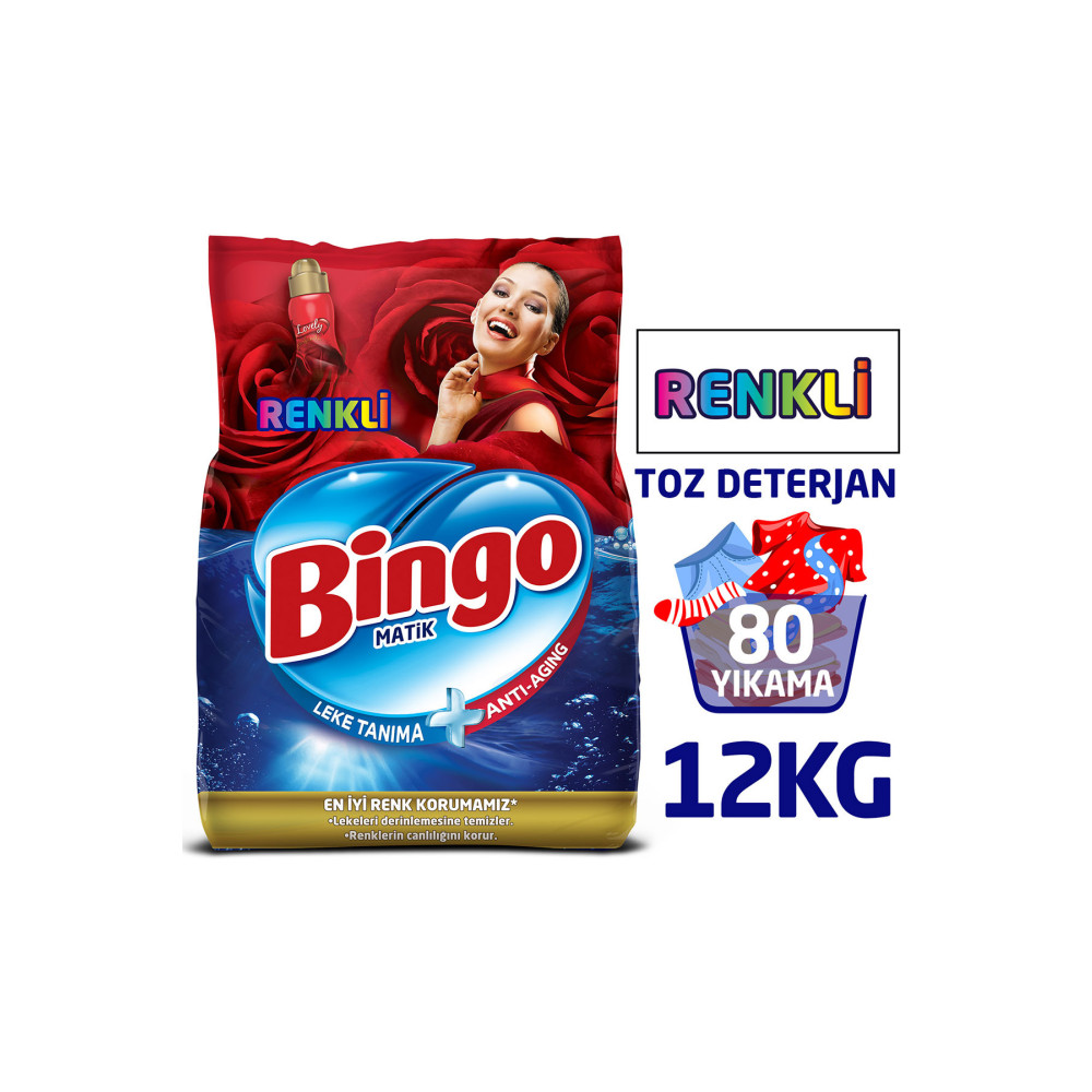 Bingo Matik Toz Çamaşır Deterjanı 6 Kg Renkli 2li Çamaşır Deterjanı Fiyatı