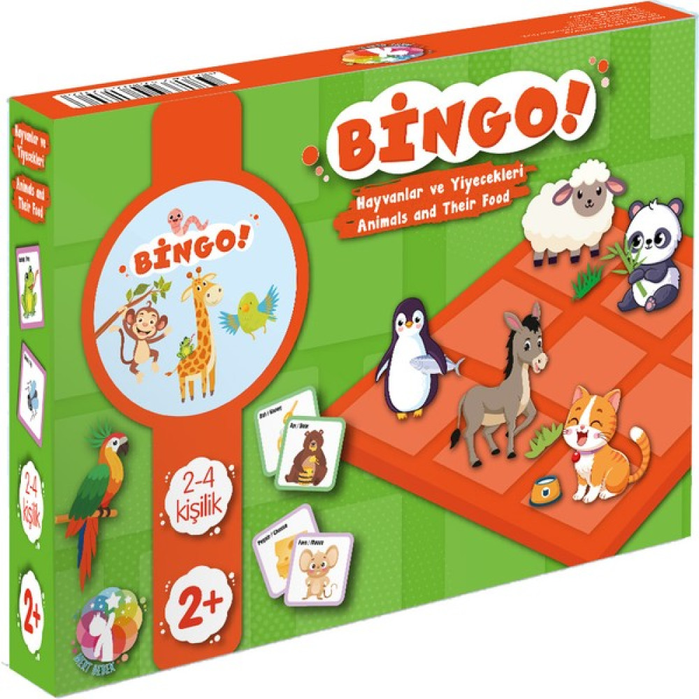 Bingo Oyunu \ Hayvanlar ve Yiyecekleri -Animals And Their Food Eğitici Oyuncak Fiyatı