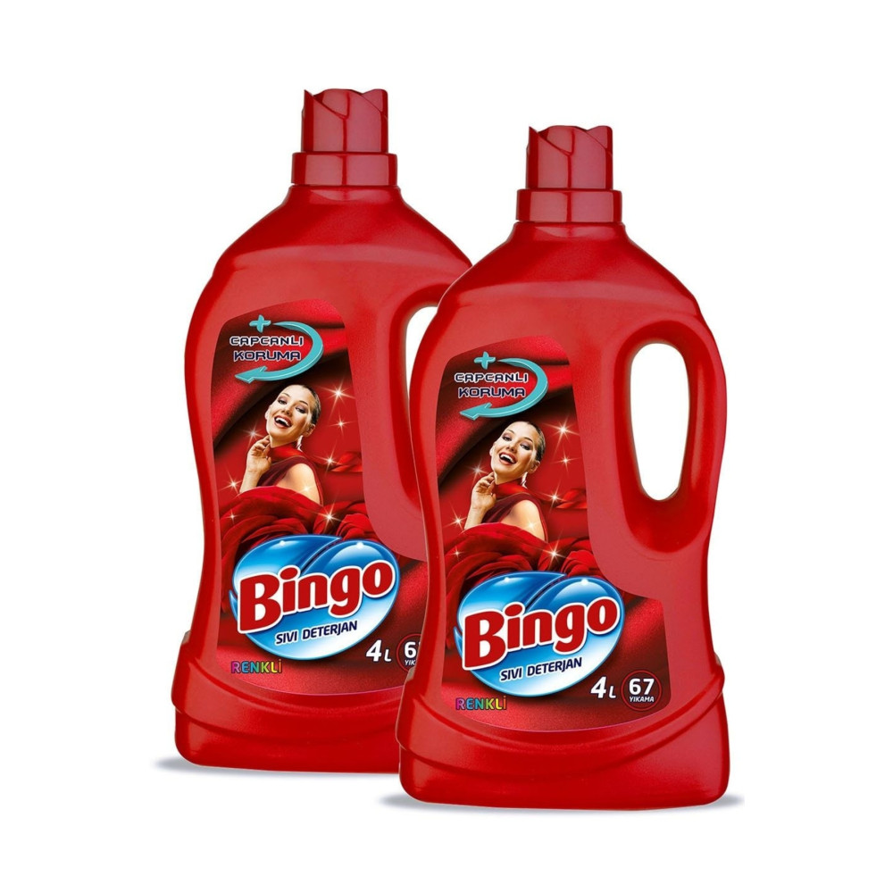 Bingo Renkli Sıvı Bakım Çamaşır Deterjanı 4 Lt X 2 Adet Çamaşır Deterjanı Fiyatı