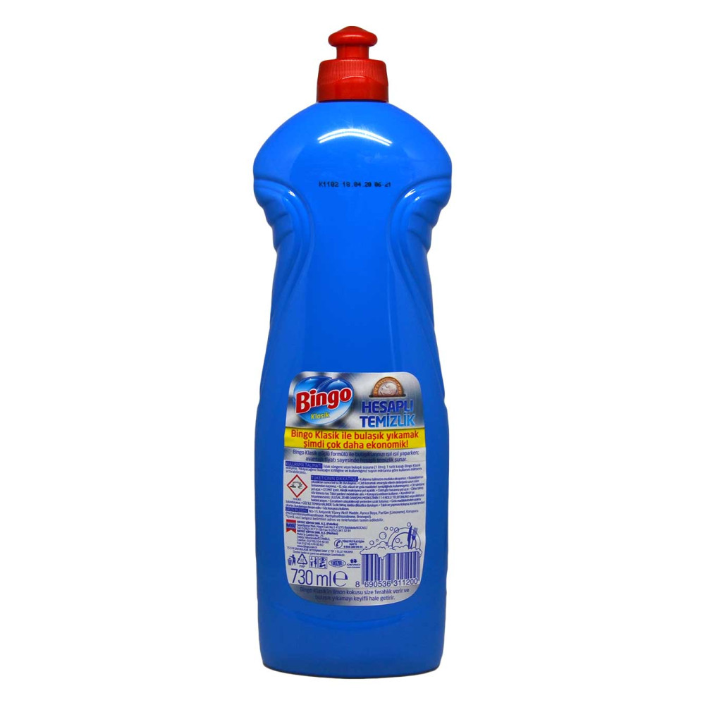Bingo Sıvı Bulaşık Deterjanı 730 ml Limon Kokulu