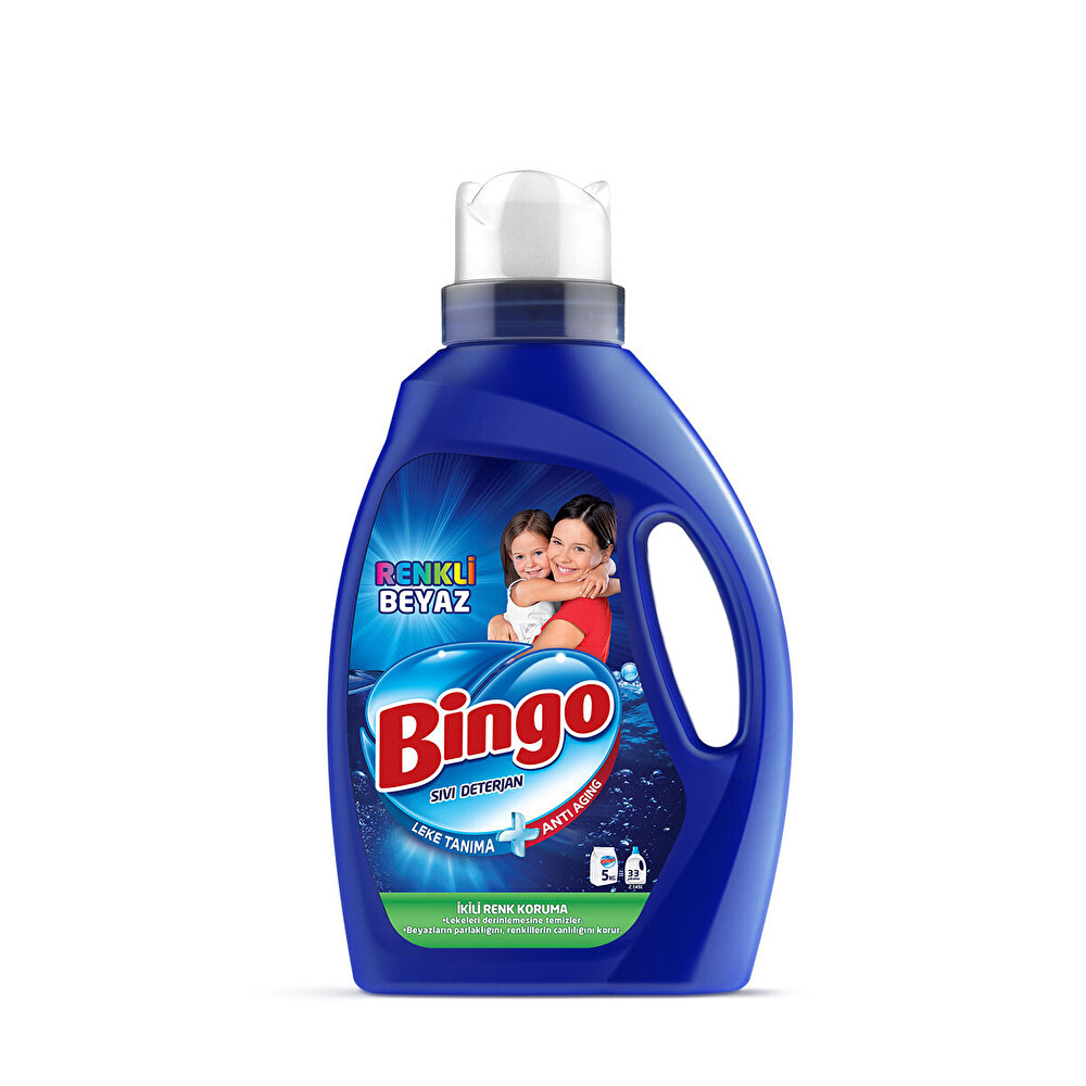 Bingo Sıvı Deterjan Renkli Beyaz 2145 ml Çamaşır Deterjanı Fiyatı