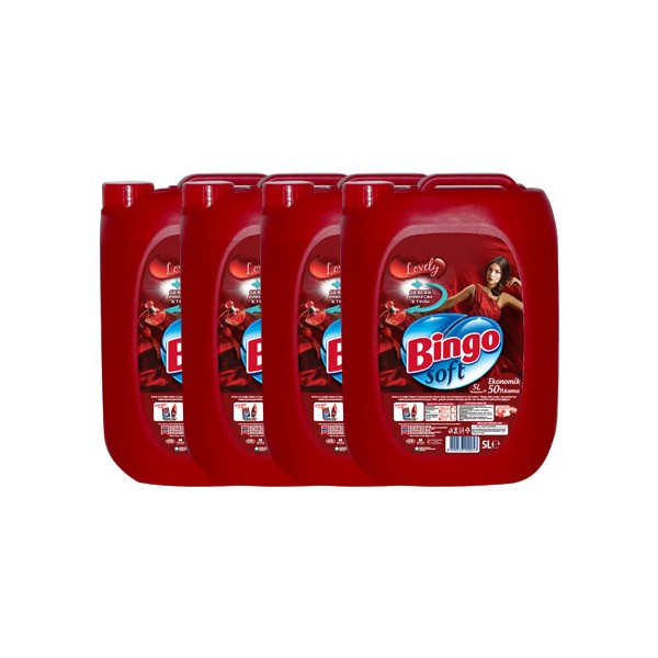 Bingo Soft 5 L Lovely 4 Adet - 20 lt Yumuşatıcı Fiyatı