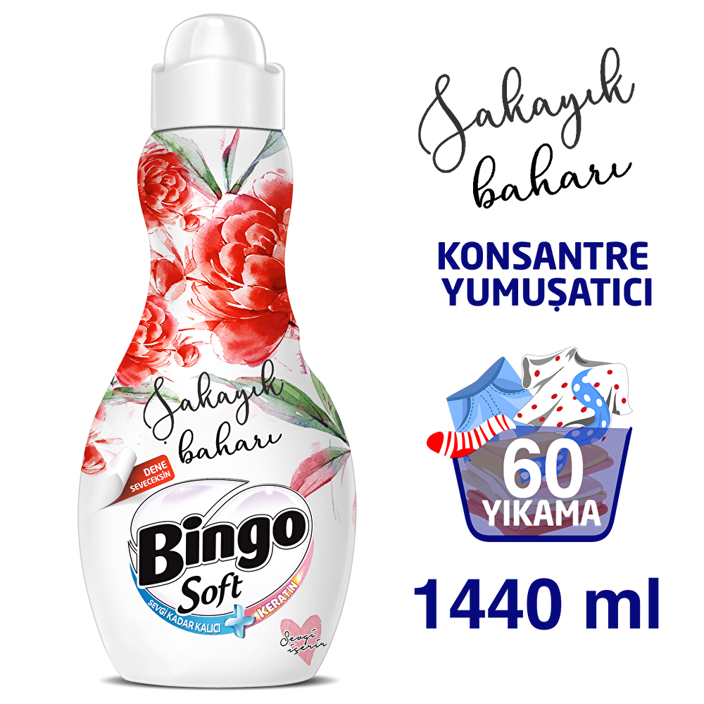 Bingo Soft Konstre 1440 ml Şakayık Yumuşatıcı Fiyatı