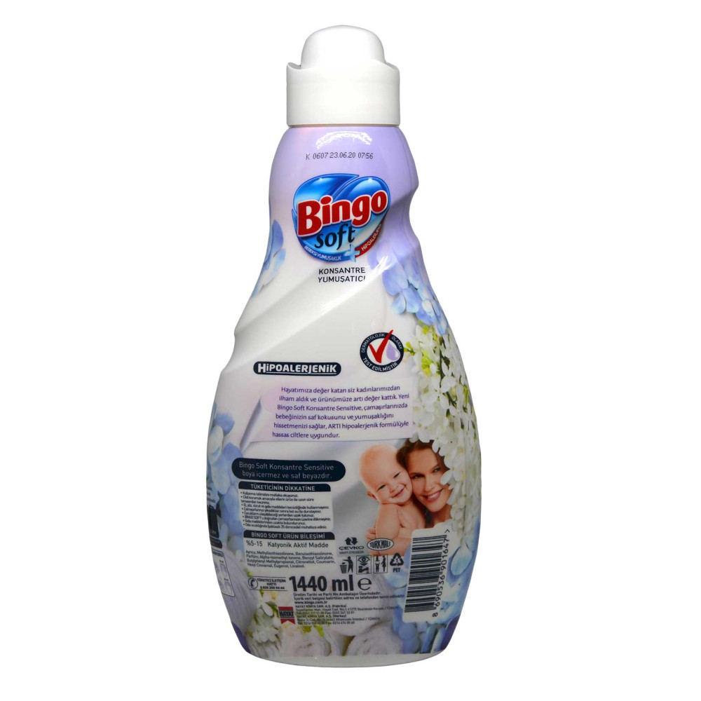 Bingo Soft Yumuşatıcı 1440 ml Sensitive