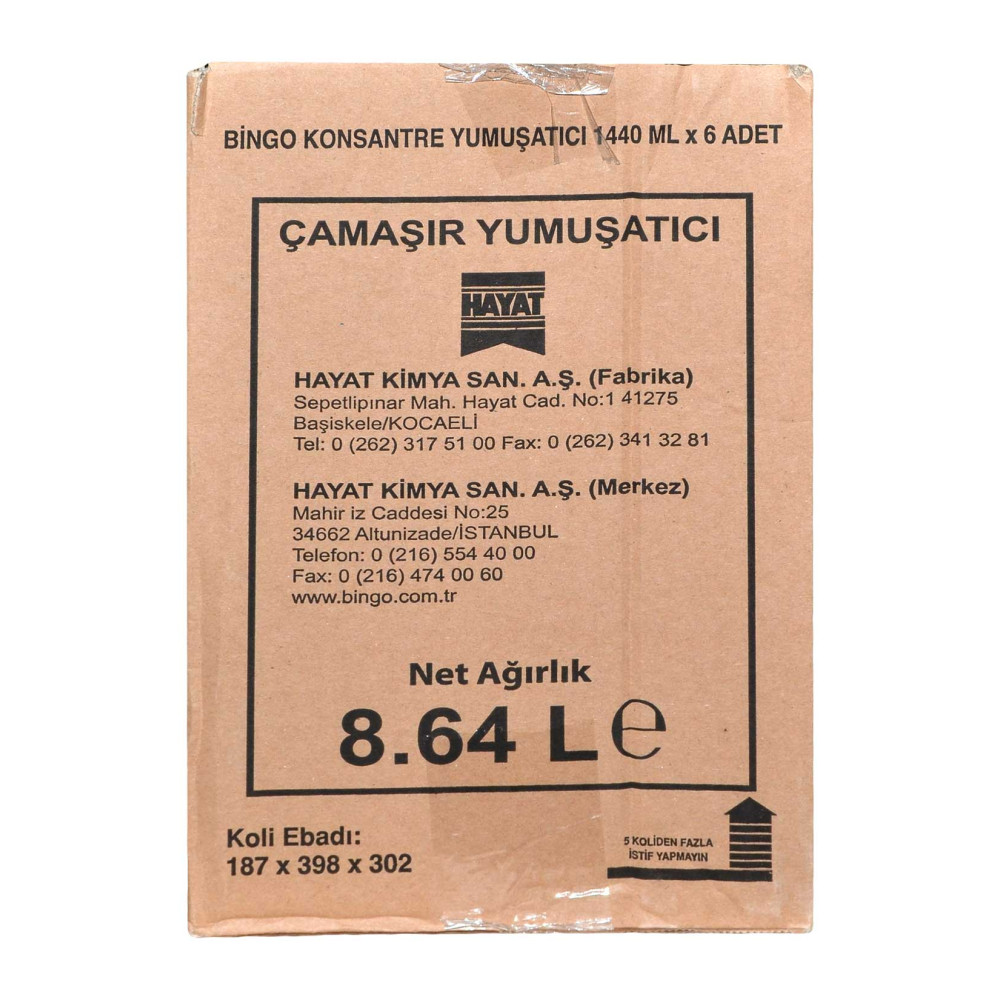 Bingo Soft Yumuşatıcı 1440 ml Sensitive