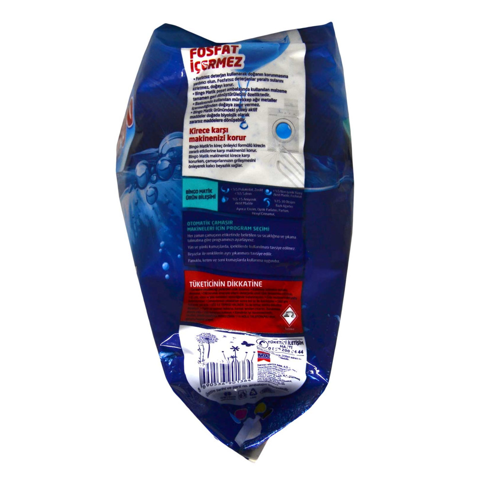 Bingo Toz Çamaşır Deterjanı 1,5 kg 10 Yıkama Ultra Beyaz