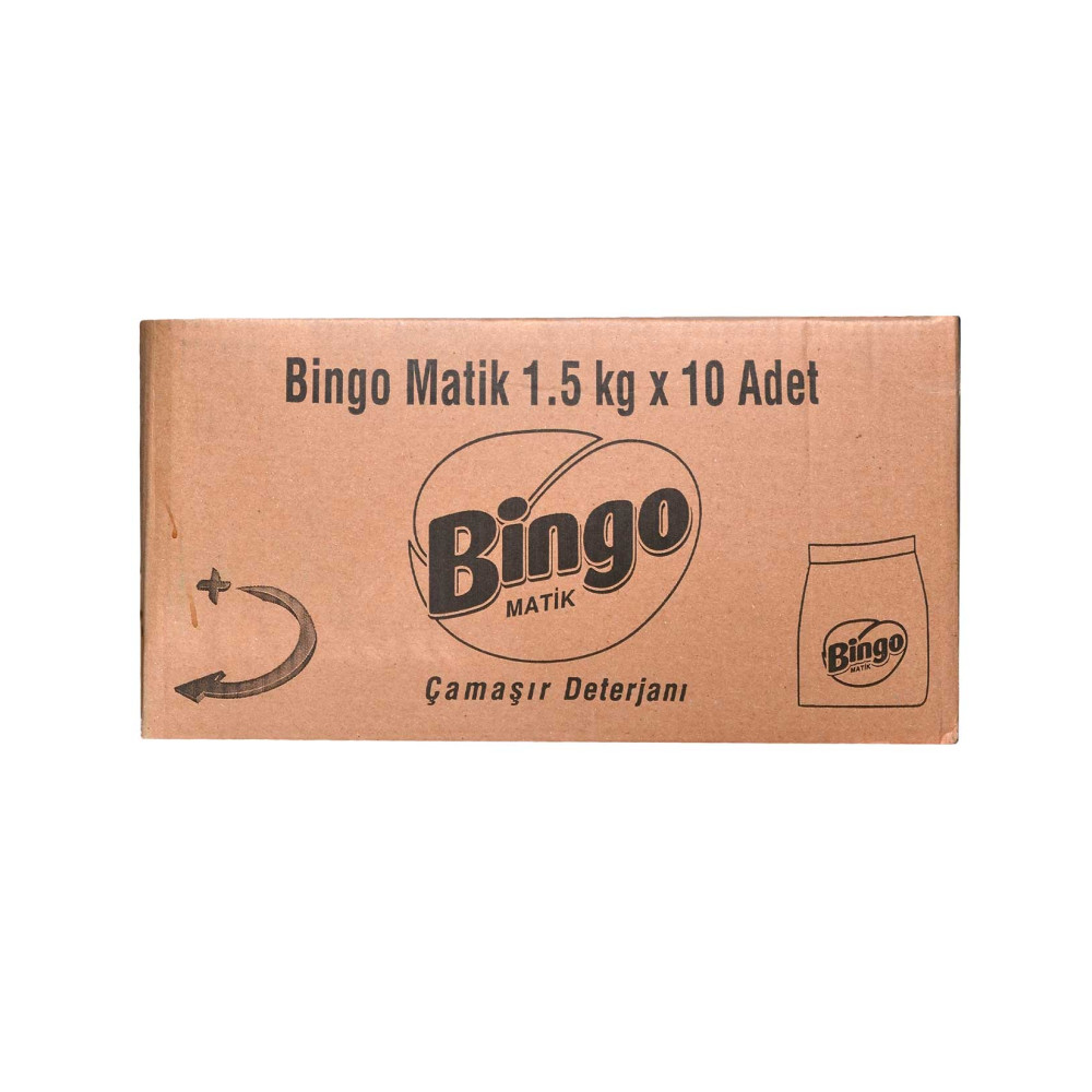 Bingo Toz Çamaşır Deterjanı 1,5 kg 10 Yıkama Ultra Beyaz