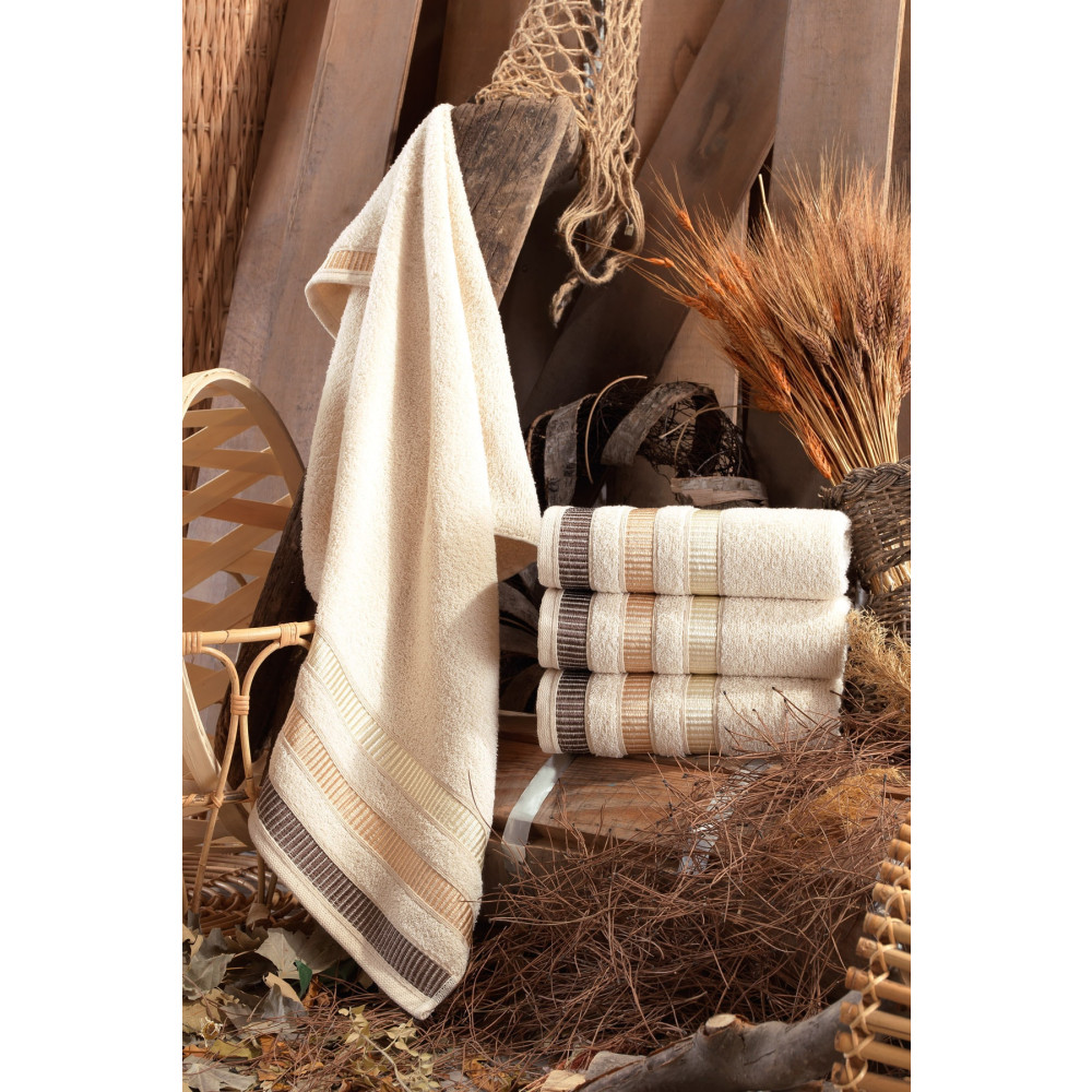 BİNNUR HOME Natural Antibakteriyel El ve Yüz Havlusu 50x90 cm 4lü Banyo Havlusu Fiyatı