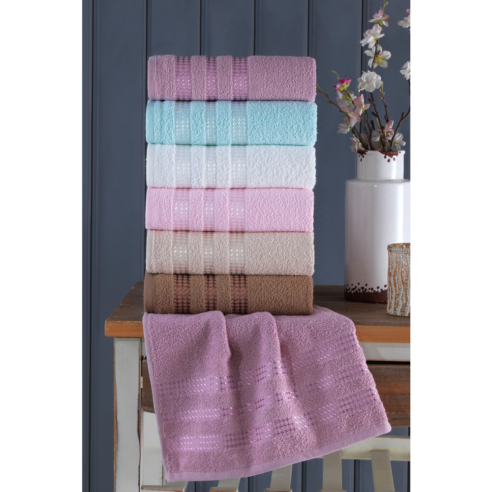 BİNNUR HOME Stars 6lı 40x70 Cm El & Yüz Havlu Seti Banyo Havlusu Fiyatı