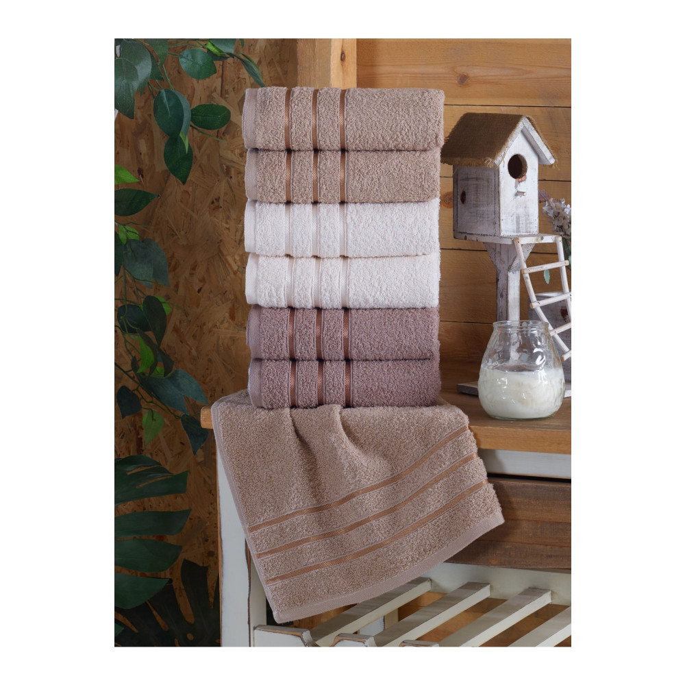 BİNNUR HOME Three Line El Ve Yüz Havlu Seti Banyo Havlusu Fiyatı