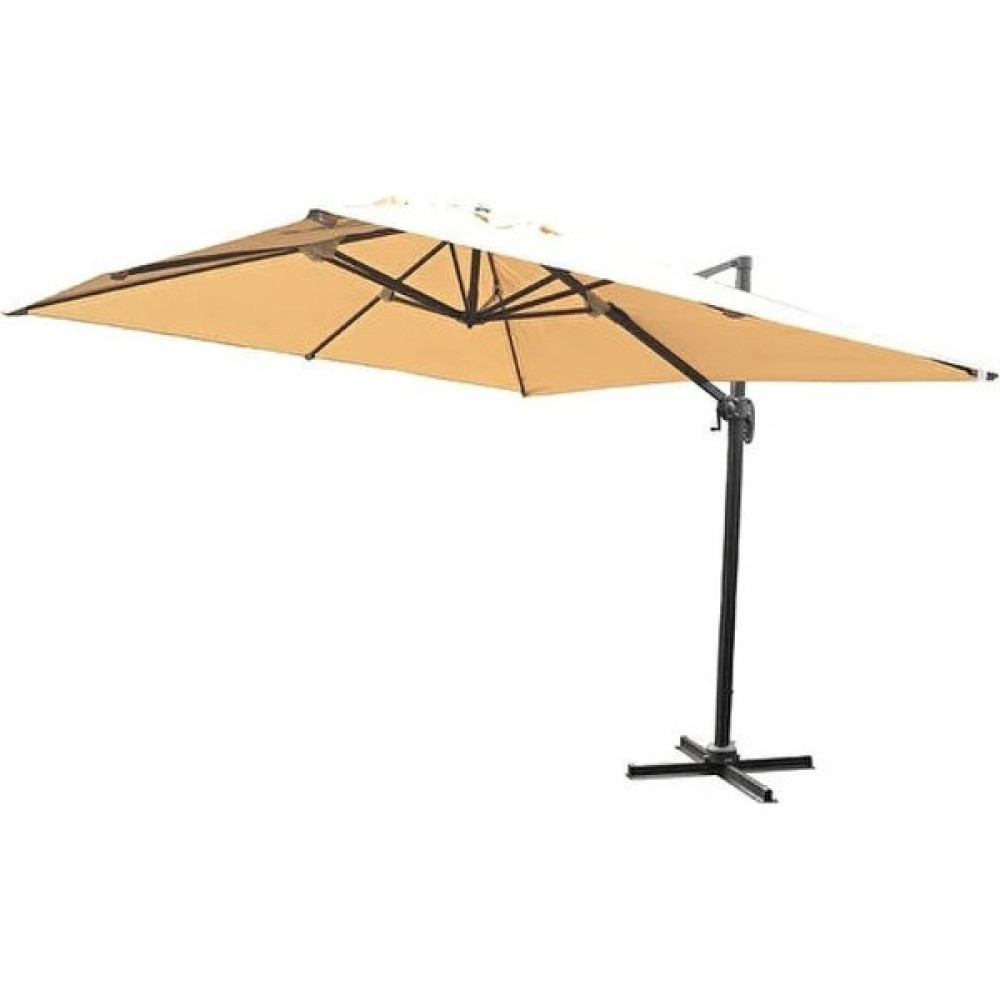 Binsy Johor Çok Yönlü Şemsiye 300X300 cm - 3 x 3 m - Krem Bahçe Şemsiyesi Fiyatı