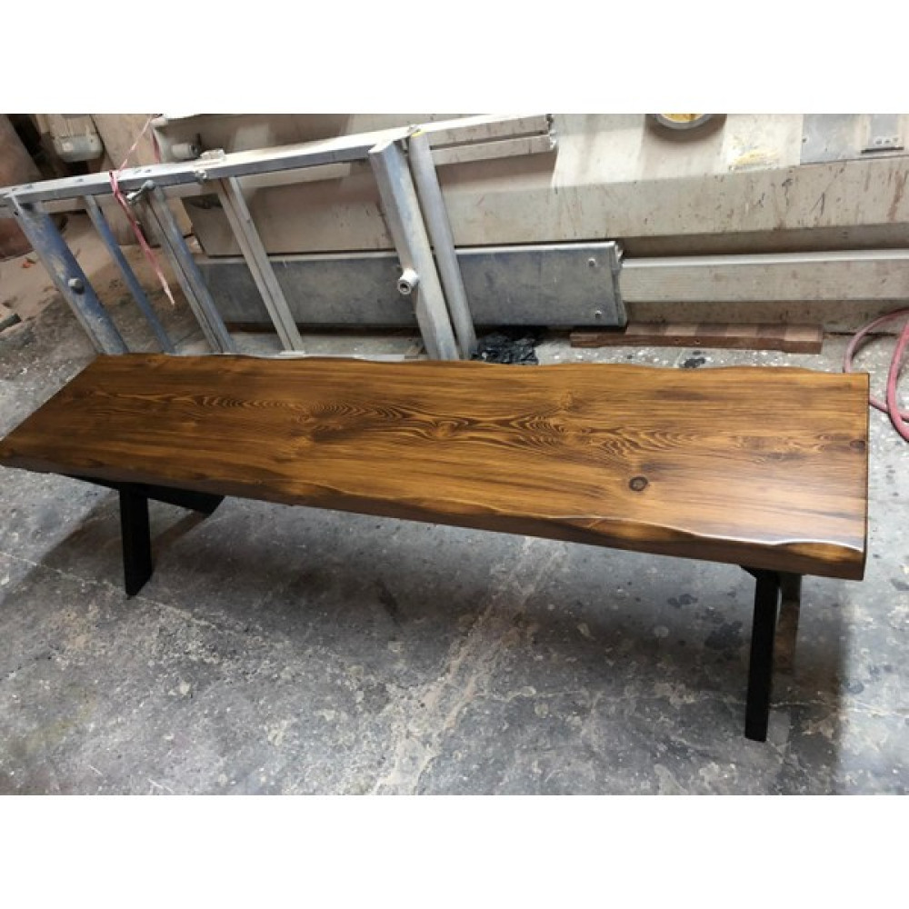 Bintaş Mobilya Doğal Kütük Ağaç Bank Ceviz Rengi 160X35.CM Mutfak Dolabı / Mobilyası Fiyatı